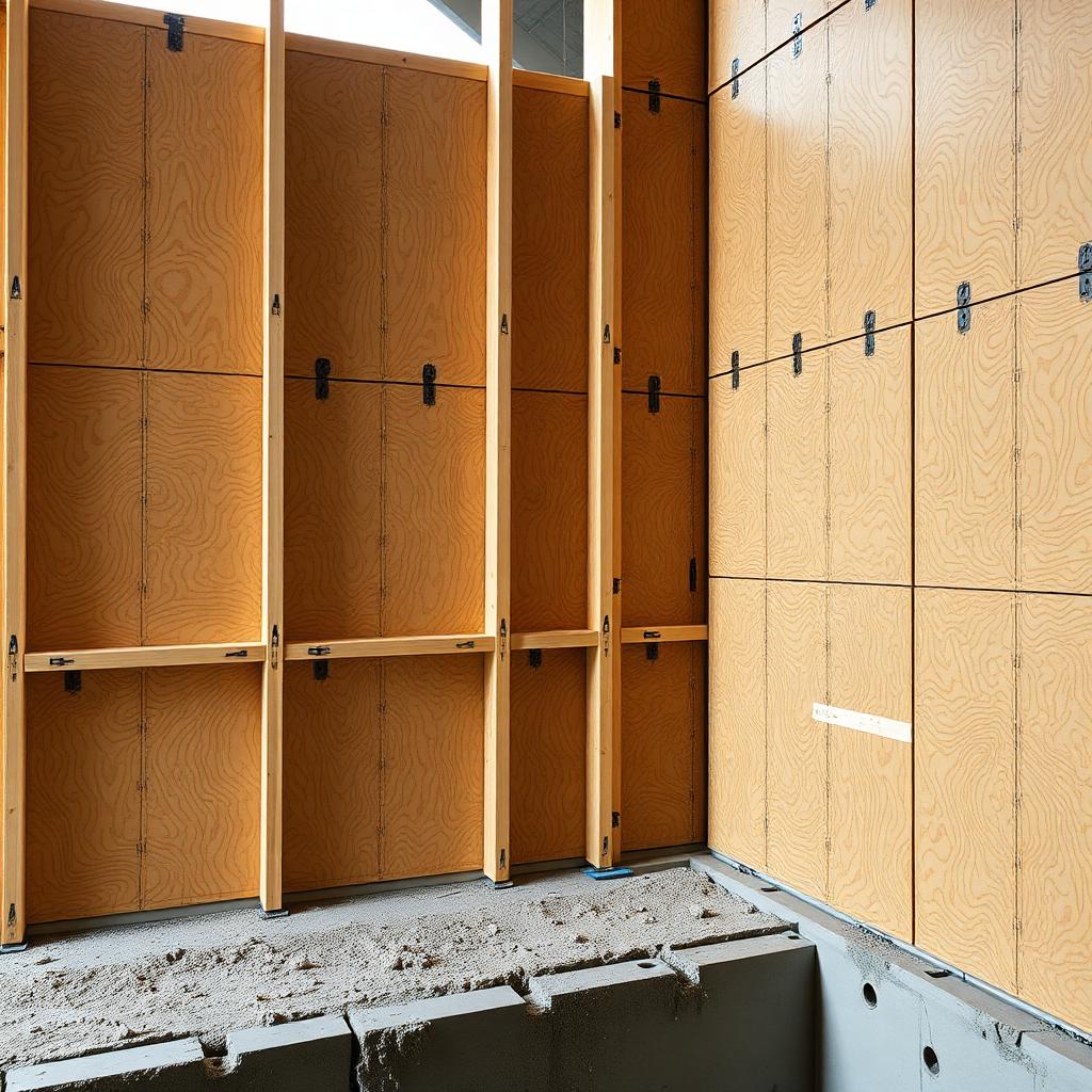 Schalung – Wand-, Decken- und Stützenschalung mit modernem Systemmaterial.